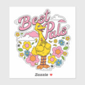 Sesamstraat | Beste gele vogelpels Sticker (Vel)