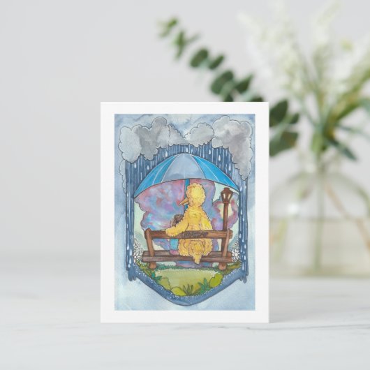 Sesamstraat | Big Bird - Geliefd Briefkaart (Staand voorkant)