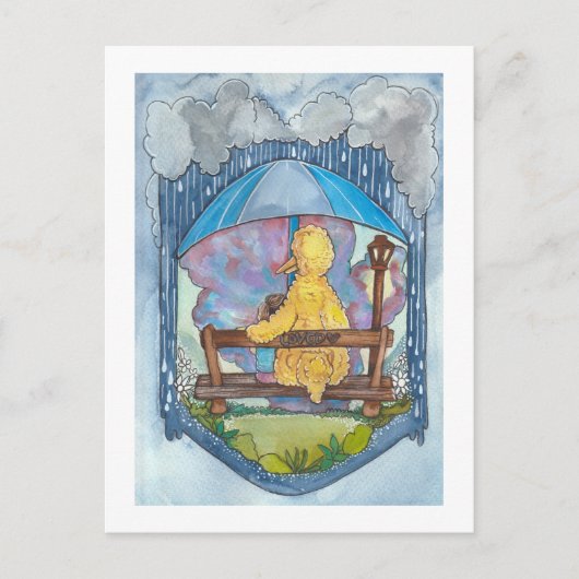 Sesamstraat | Big Bird - Geliefd Briefkaart (Voorkant)