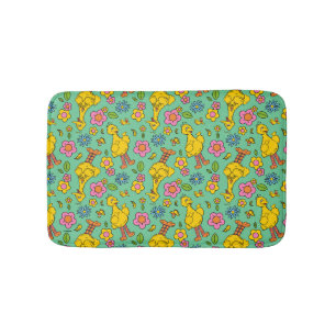 Sesamstraat   Big Bird & Little Bird Pattern Badmat