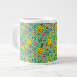Sesamstraat   Big Bird & Little Bird Pattern Grote Koffiekop