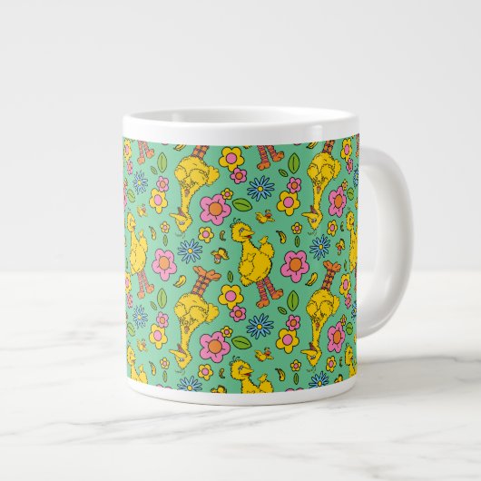 Sesamstraat | Big Bird & Little Bird Pattern Grote Koffiekop (Voorkant rechts)