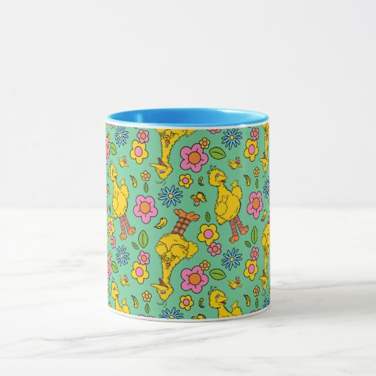 Sesamstraat | Big Bird & Little Bird Pattern Mok (Midden)