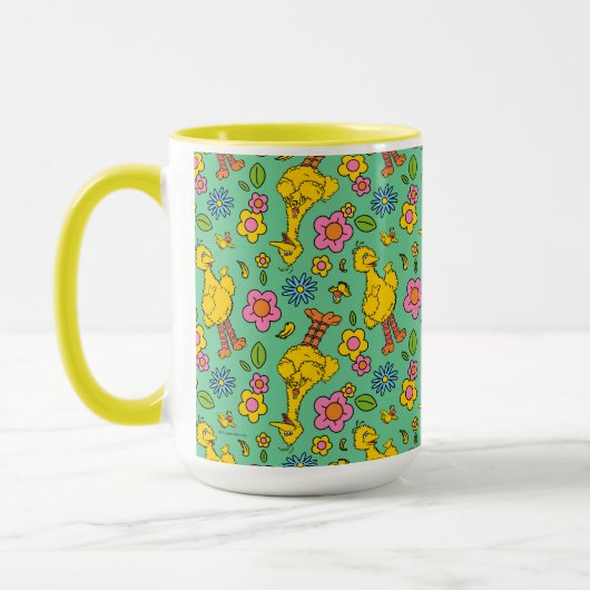 Sesamstraat | Big Bird & Little Bird Pattern Mok (Links)