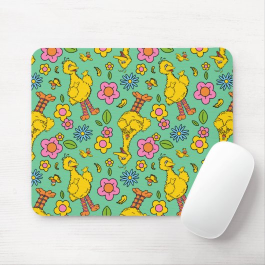 Sesamstraat | Big Bird & Little Bird Pattern Muismat (Met muis)