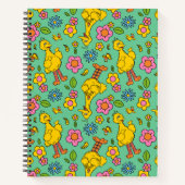 Sesamstraat | Big Bird & Little Bird Pattern Notitieboek (Voorkant)