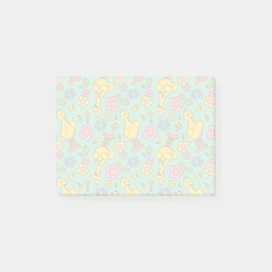 Sesamstraat | Big Bird & Little Bird Pattern Post-it® Notes (Voorkant)