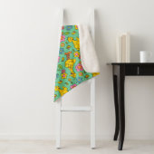 Sesamstraat | Big Bird & Little Bird Pattern Sherpa Deken (In situ)