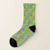 Sesamstraat | Big Bird & Little Bird Pattern Sokken (Links - buitenkant)