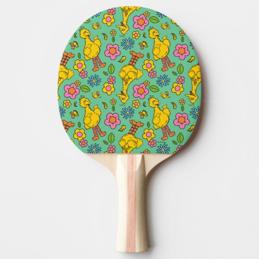 Sesamstraat | Big Bird & Little Bird Pattern Tafeltennisbatje (Voorkant)
