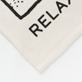 Sesamstraat | Big Bird Relax | Jouw namen toevoege Fleece Deken (Hoek)