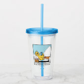 Sesamstraat | Big Bird Relax Refresh Recharge Acryl Drinkbeker (Voorkant)