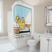 Sesamstraat | Big Bird Relax Refresh Recharge Douchegordijn (In situ)