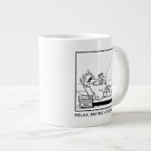 Sesamstraat | Big Bird Relax Refresh Recharge Grote Koffiekop (Voorkant rechts)