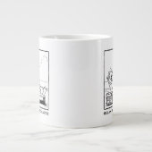 Sesamstraat | Big Bird Relax Refresh Recharge Grote Koffiekop (Voorkant)