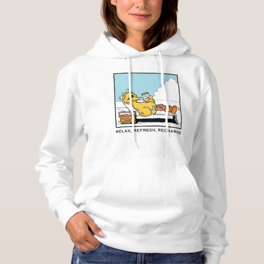 Sesamstraat | Big Bird Relax Refresh Recharge Hoodie (Voorkant)
