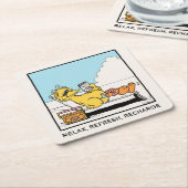 Sesamstraat | Big Bird Relax Refresh Recharge Kartonnen Onderzetters (Schuin)