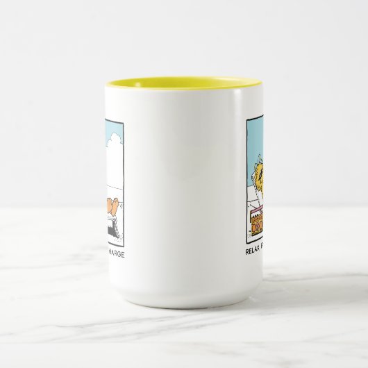 Sesamstraat | Big Bird Relax Refresh Recharge Mok (Midden)