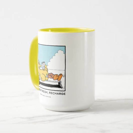 Sesamstraat | Big Bird Relax Refresh Recharge Mok (Voorkant links)