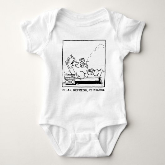 Sesamstraat | Big Bird Relax Refresh Recharge Romper (Voorkant)