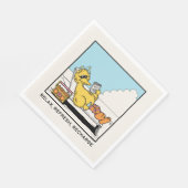 Sesamstraat | Big Bird Relax Refresh Recharge Servet (Hoek)