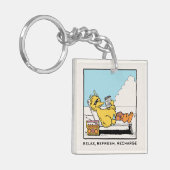 Sesamstraat | Big Bird Relax Refresh Recharge Sleutelhanger (Voorkant Links)