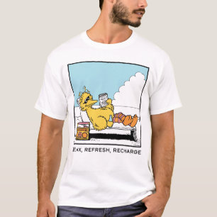 Sesamstraat   Big Bird Relax Refresh Recharge T-shirt