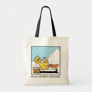 Sesamstraat Big Bird Relax Refresh Recharge Tote Bag
