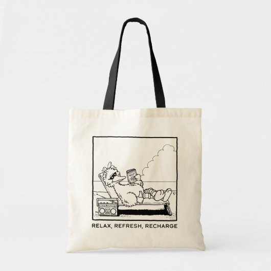 Sesamstraat | Big Bird Relax Refresh Recharge Tote Bag (Voorkant)