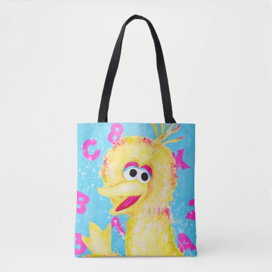 Sesamstraat | Big Bird Waving Tote Bag (Voorkant)