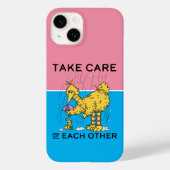 Sesamstraat | Big Bird Zorg voor elkaar Case-Mate iPhone Case (Achterkant)