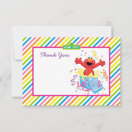 Sesamstraat | Birthday Elmo Girl Bedankkaart
