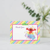 Sesamstraat | Birthday Elmo Girl Briefkaart (Staand voorkant)