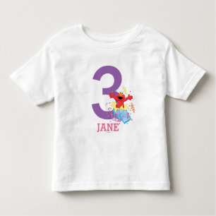 Sesamstraat Birthday Elmo Girl Kinder Shirts