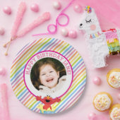 Sesamstraat | Birthday Elmo Girl Papieren Bordje (Feest)