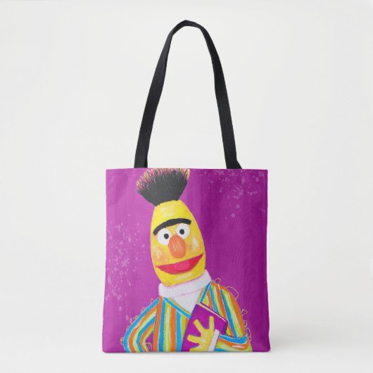 Sesamstraat | Boek van Bert Holding Tote Bag (Voorkant)