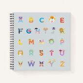 Sesamstraat | Brieven van het alfabet Notitieboek (Voorkant)