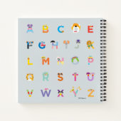 Sesamstraat | Brieven van het alfabet Notitieboek (Achterkant)