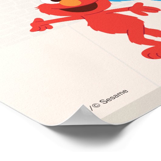 Sesamstraat | Buurscène Poster (Hoek)