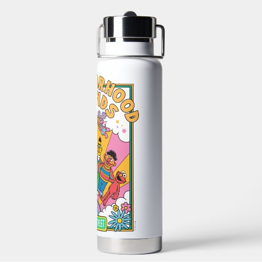 Sesamstraat | Buurvrienden Waterfles (Achterkant)