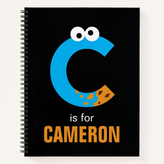 Sesamstraat | C is voor Koekjesmonster Notitieboek (Voorkant)