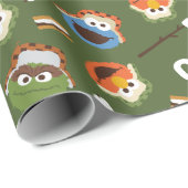 Sesamstraat | Camping is meer leuk met vrienden Cadeaupapier (Rol Hoek)