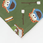 Sesamstraat | Camping is meer leuk met vrienden Fleece Deken (Hoek)