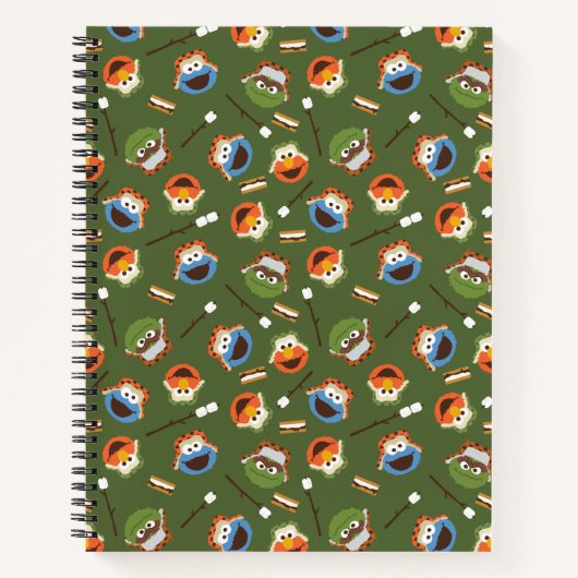 Sesamstraat | Camping is meer leuk met vrienden Notitieboek (Voorkant)