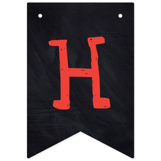 Sesamstraat Chalkboard Birthday Vlaggetjes (Tweede vlag)