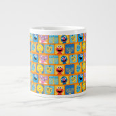 Sesamstraat Chanoeka patroon Grote Koffiekop (Voorkant)