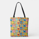 Sesamstraat Chanoeka patroon Tote Bag (Achterkant)