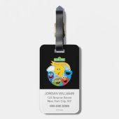 Sesamstraat Character Art Bagagelabel (Achterkant verticaal)