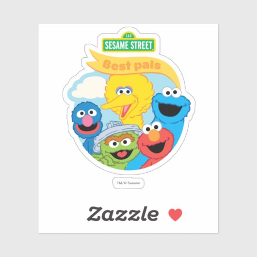 Sesamstraat Character Art Sticker (Vel)
