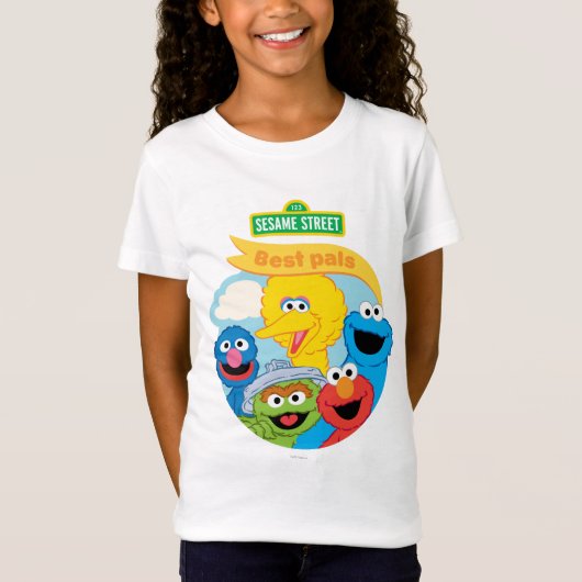 Sesamstraat Character Art T-shirt (Voorkant)